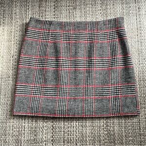 Forever 21 plaid wool mini skirt Large 90s Y2K preppy casual classic retro women